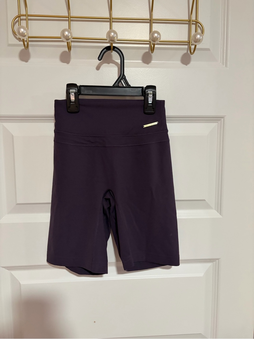 Gymshark High-Waist Deep Purple Bike Shorts
